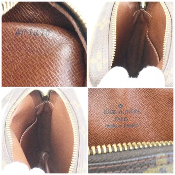 LOUIS VUITTON Danube Shoulder Bag Monogram Leather Brown France M45266 62EE085 - Picture 14 of 14